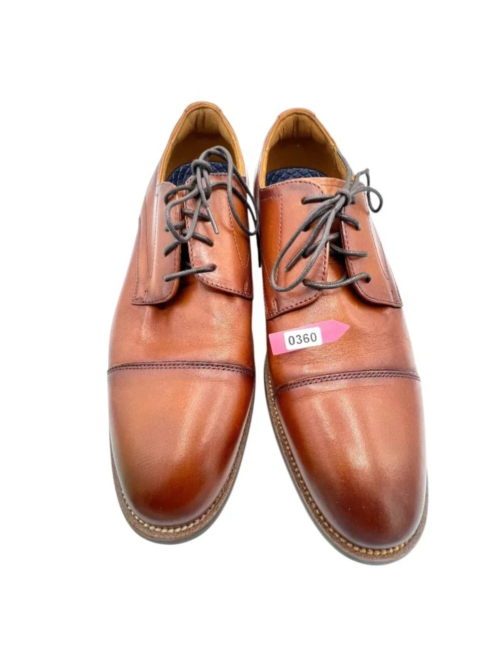 Florsheim Men’s Brown Leather 10.5 Cap Toe Oxford Dress Shoes Hollywood Wardrobe